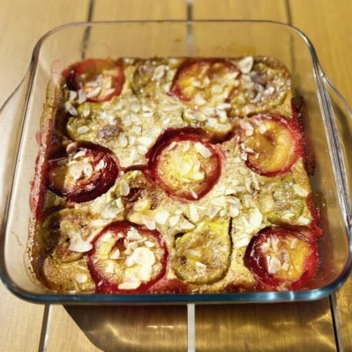 gratin de prunes